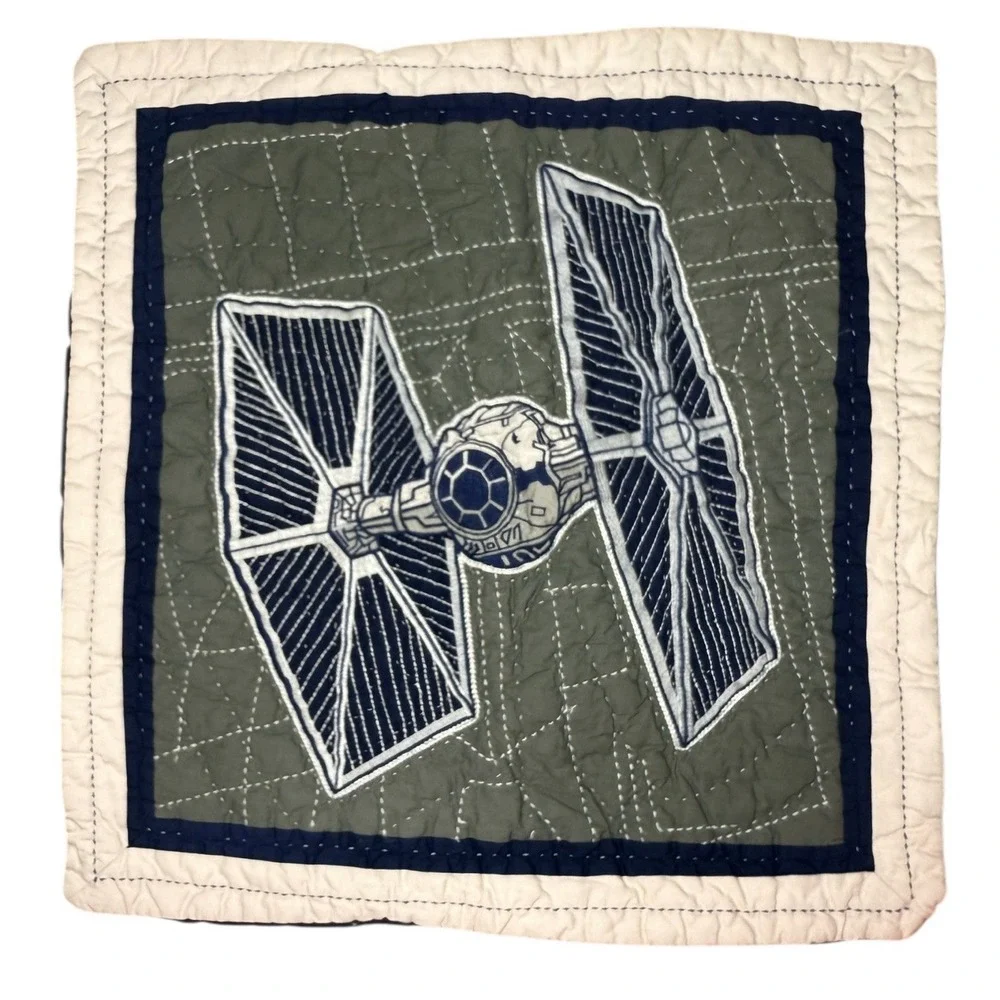 Pottery Barn Teen Kids Star Wars EURO SHAM Tie Fighter Pillow Sham 26